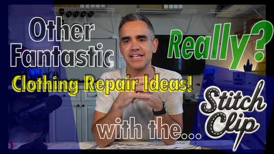Seams easy, right?: Easy DIY Shirt Repair with the Stitch Clip